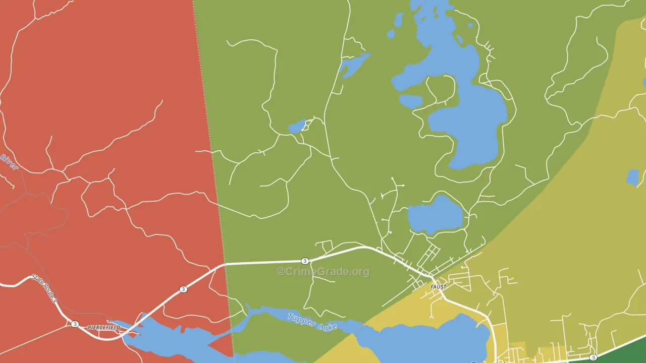 Moody, NY Map of Murder Rates