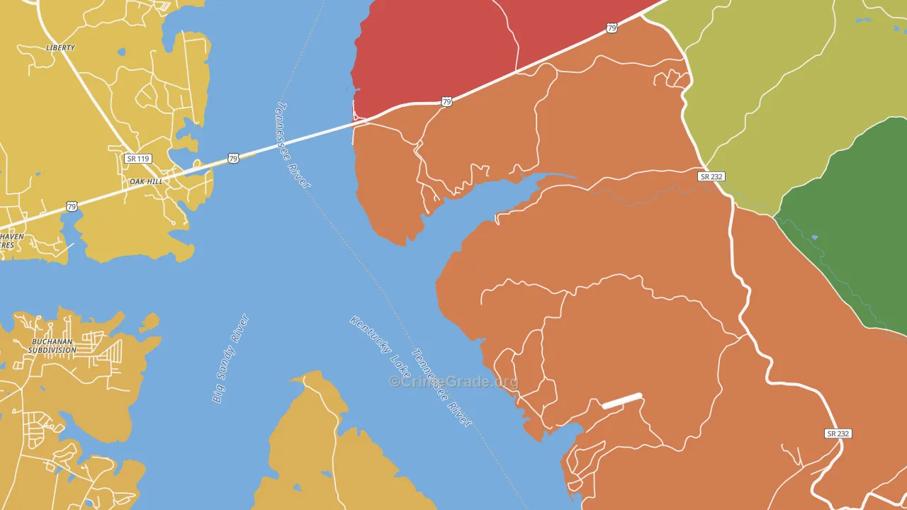 Moons, TN Map of Murder Rates