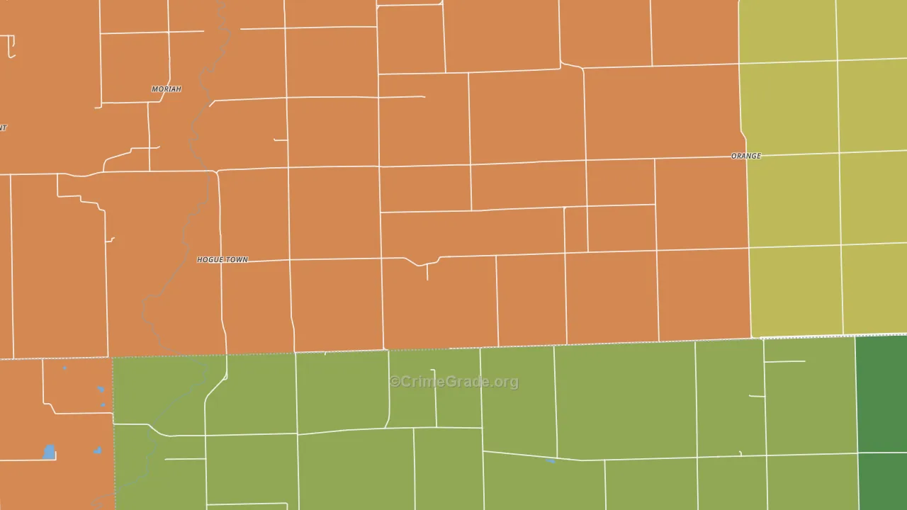 Moonshine, IL Map of Murder Rates