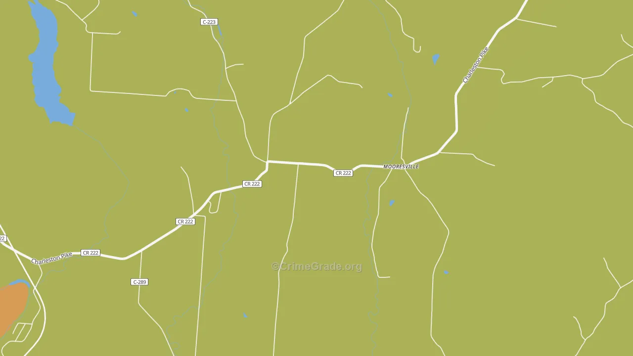 Mooresville, OH Map of Murder Rates