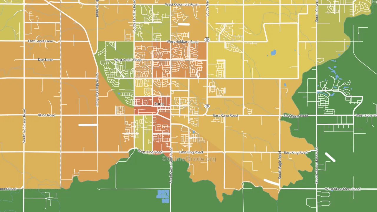 Mora, ID Map of Murder Rates