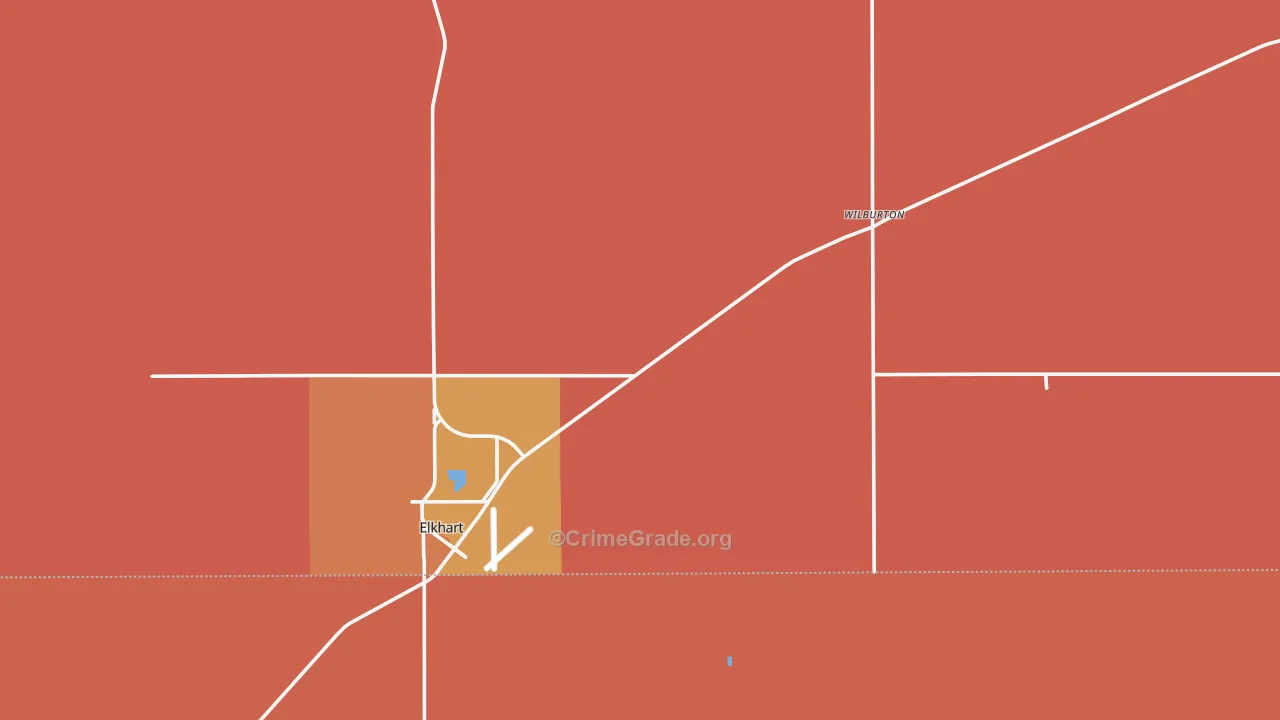Morton County, KS Map of Murder Rates