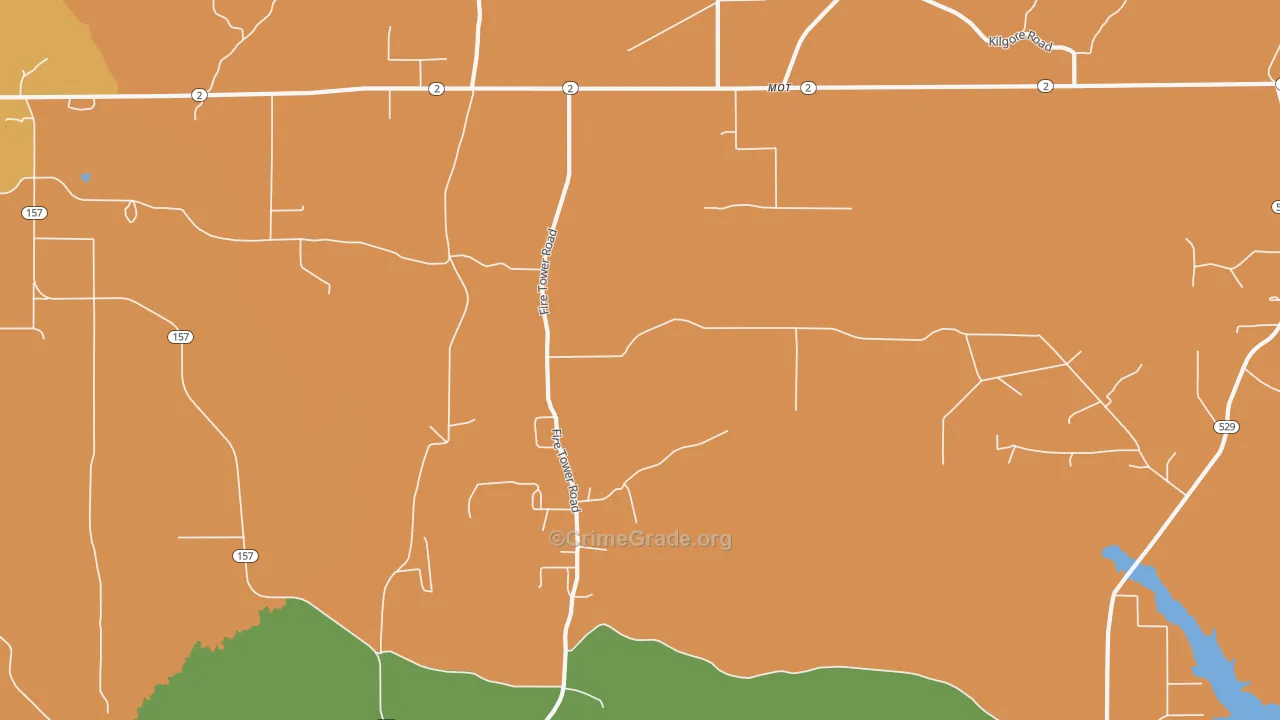 Mot, LA Map of Murder Rates