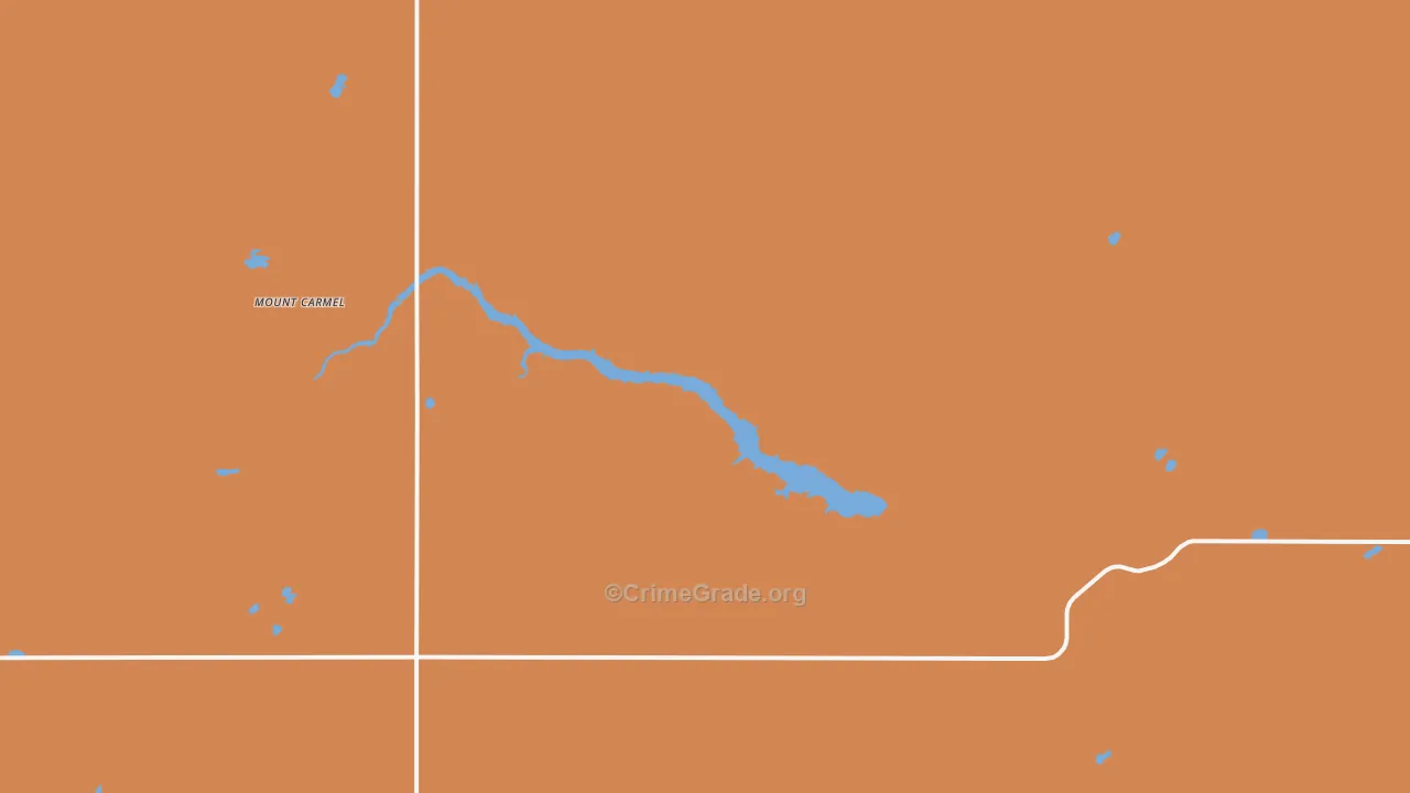 Mount Carmel, ND Map of Murder Rates