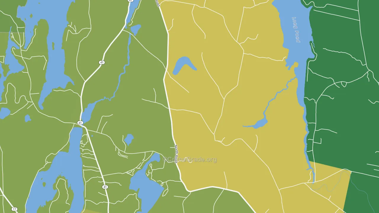 Mount Vernon, ME Map of Murder Rates