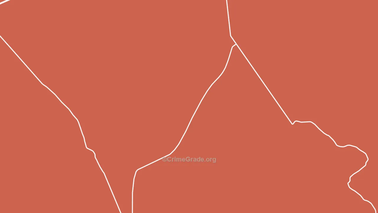 Mountain Pass, CA Map of Murder Rates