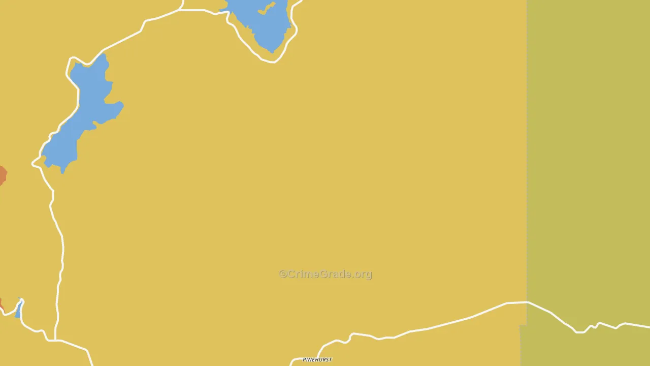 Mountain View, OR Map of Murder Rates