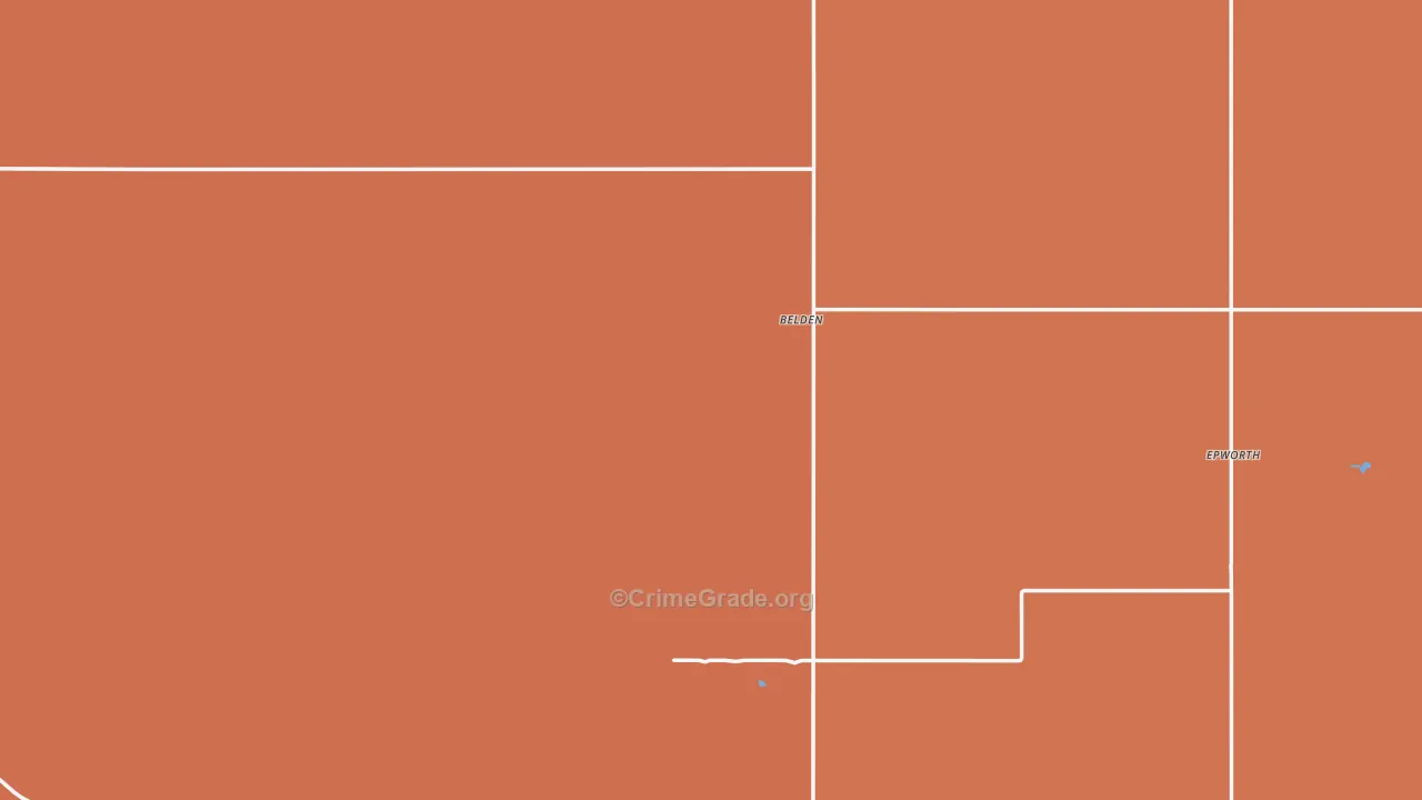 Mountrail County, ND Map of Murder Rates