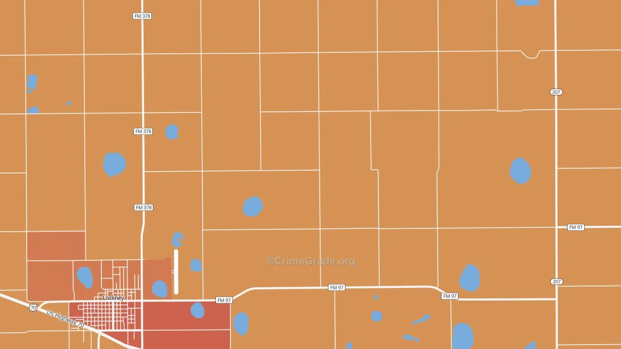 Muncy, TX Map of Murder Rates
