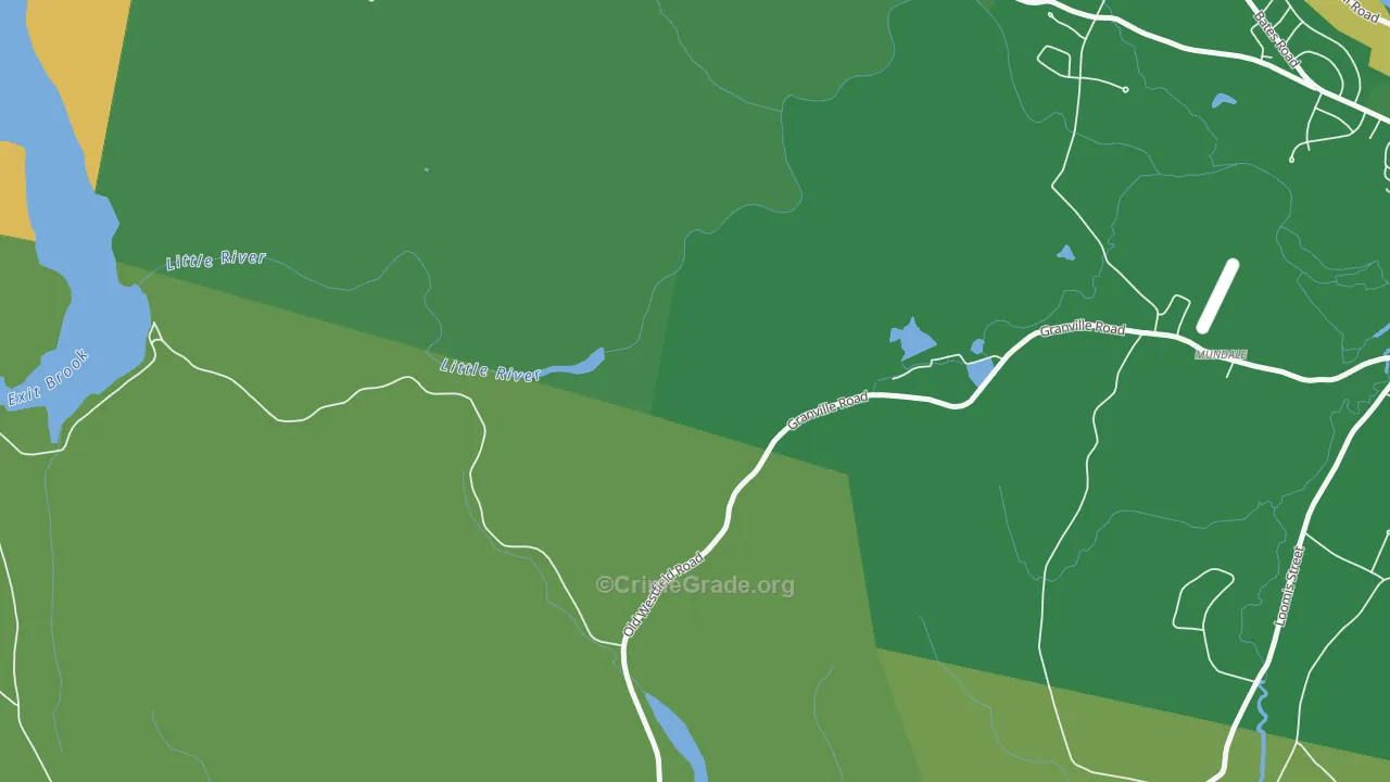 Mundale, MA Map of Murder Rates