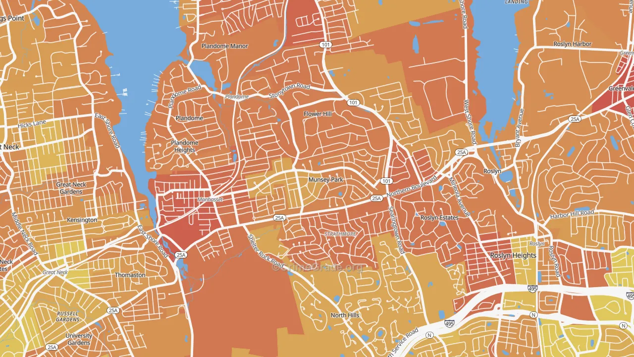 Munsey Park, NY Map of Murder Rates