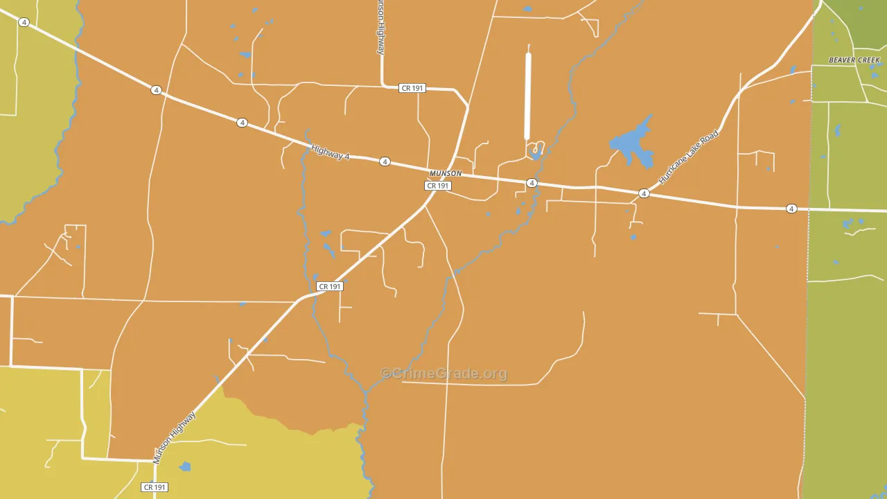Munson, FL Map of Murder Rates