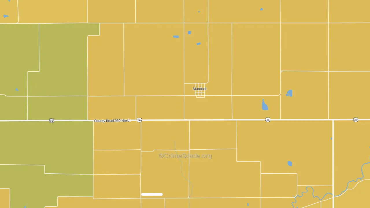 Murdock, IL Map of Murder Rates