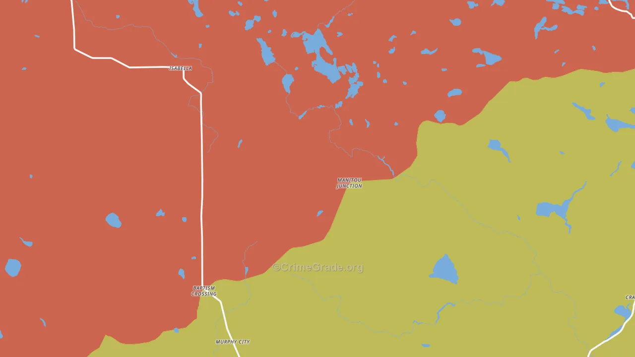Murphy City, MN Map of Murder Rates