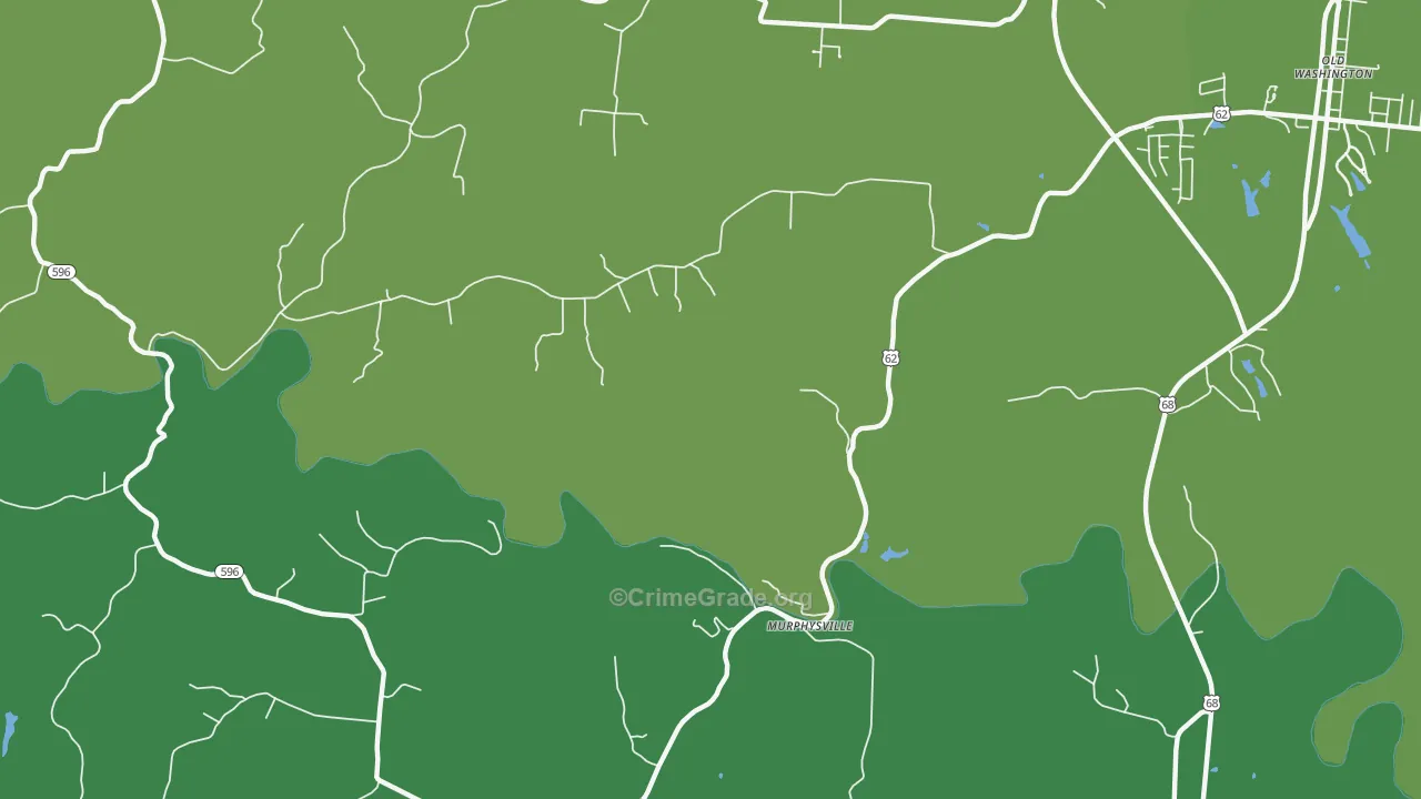 Murphysville, KY Map of Murder Rates
