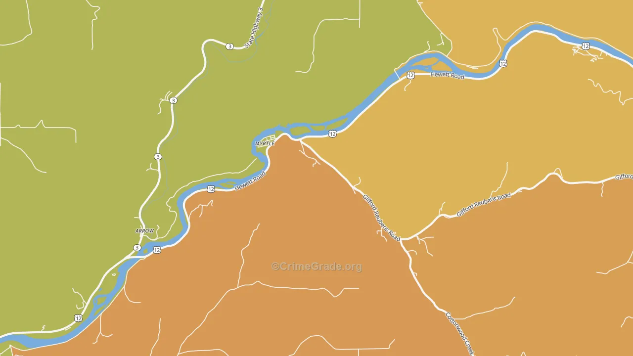Myrtle, ID Map of Murder Rates