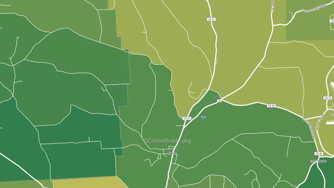 Nanticoke, NY Map of Murder Rates