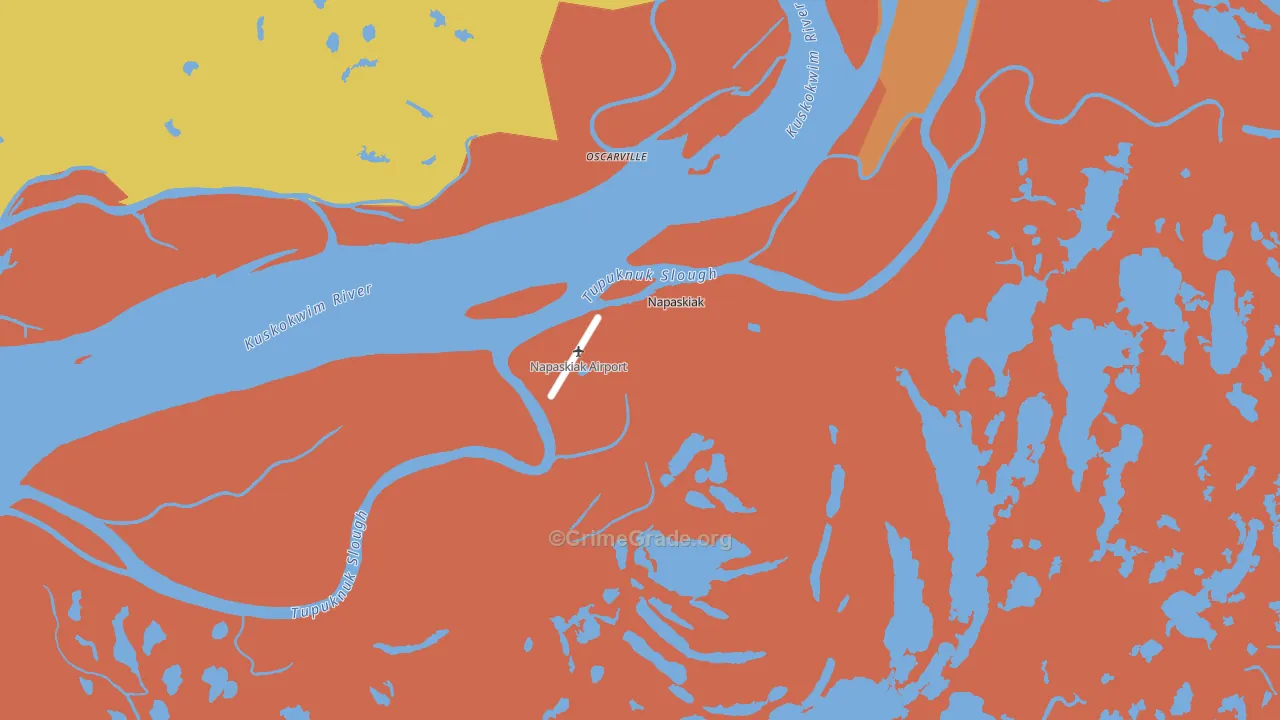 Napaskiak, AK Map of Murder Rates