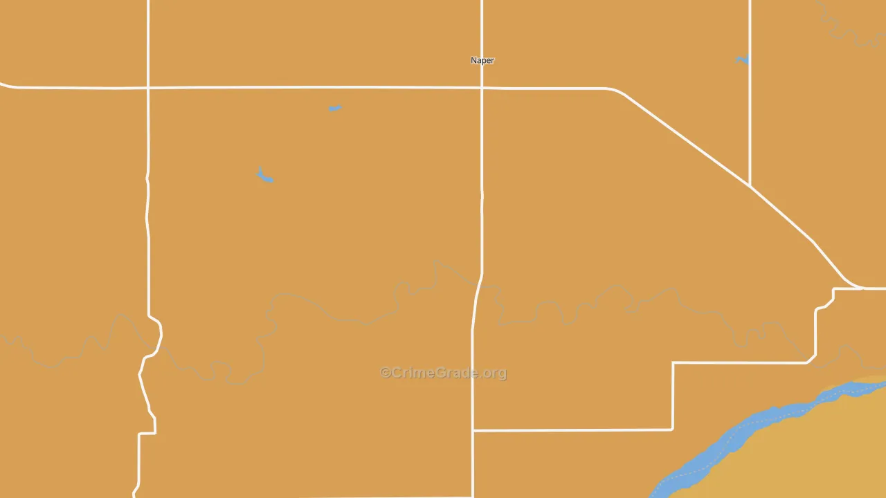 Naper, NE Map of Murder Rates