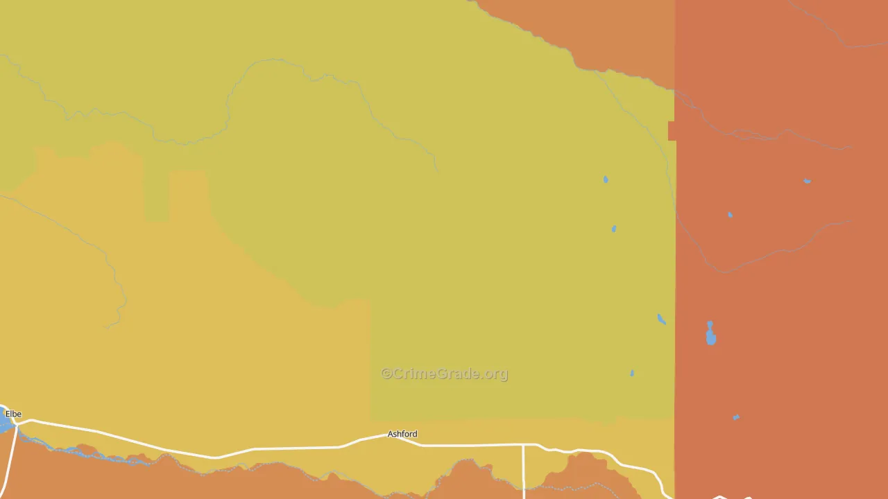 National, WA Map of Murder Rates