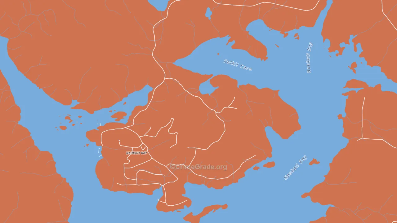 Naukati Bay, AK Map of Murder Rates