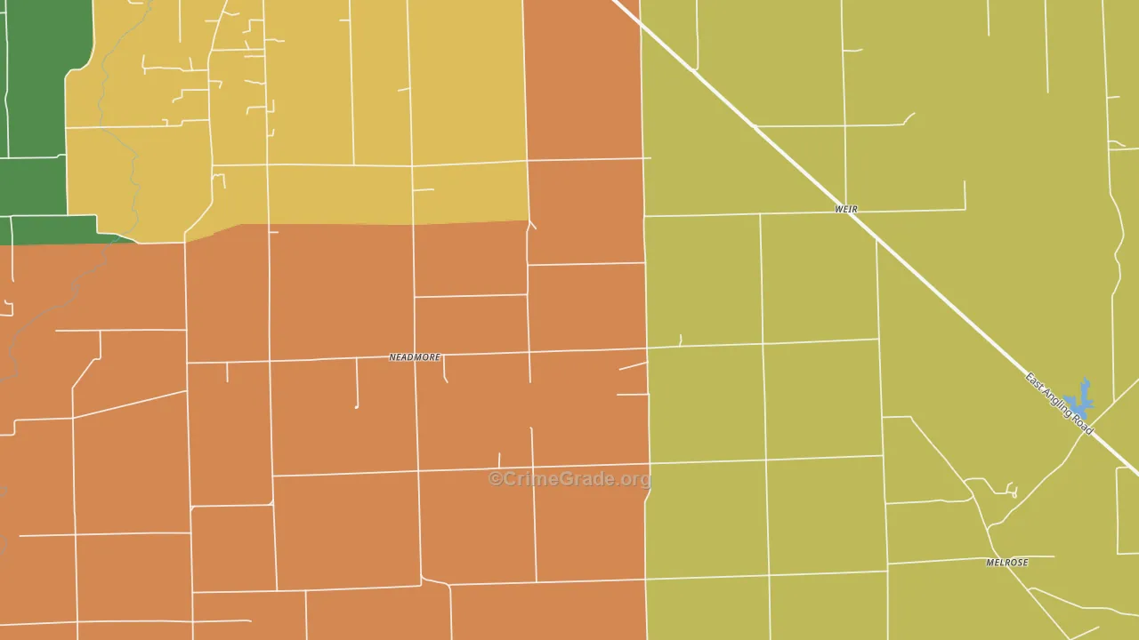 Neadmore, IL Map of Murder Rates