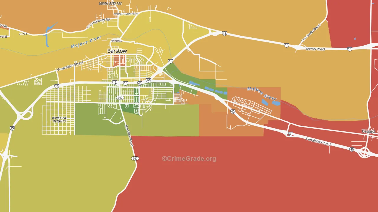 Nebo Center, CA Map of Murder Rates