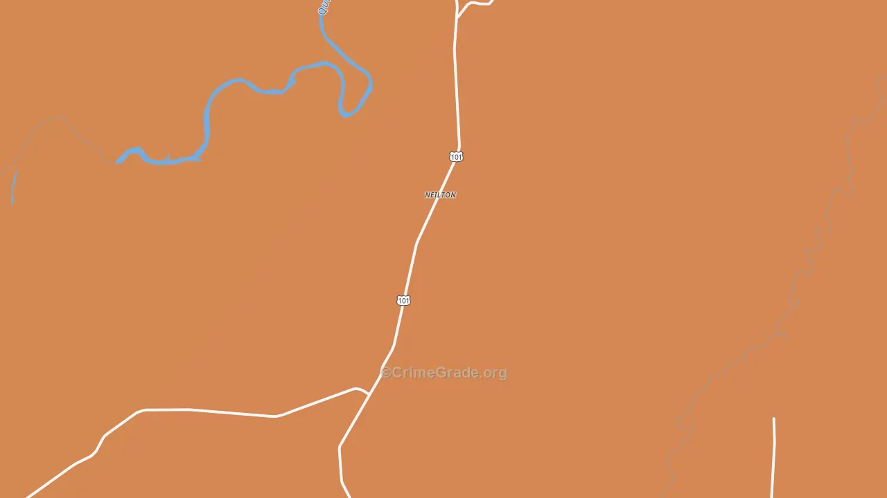 Neilton, WA Map of Murder Rates