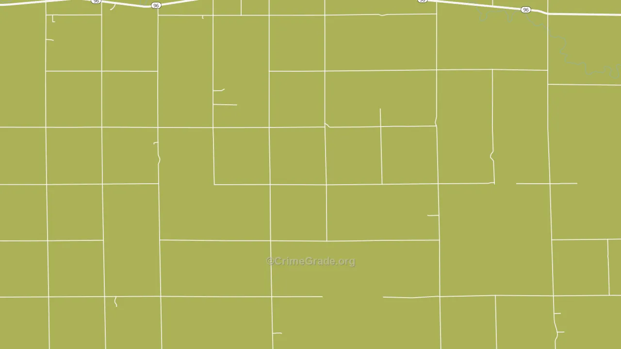 Nekoma, KS Map of Murder Rates