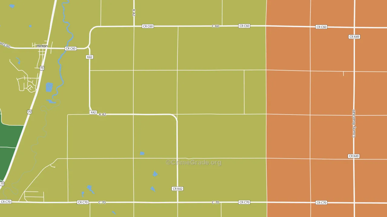 Neptune, IA Map of Murder Rates