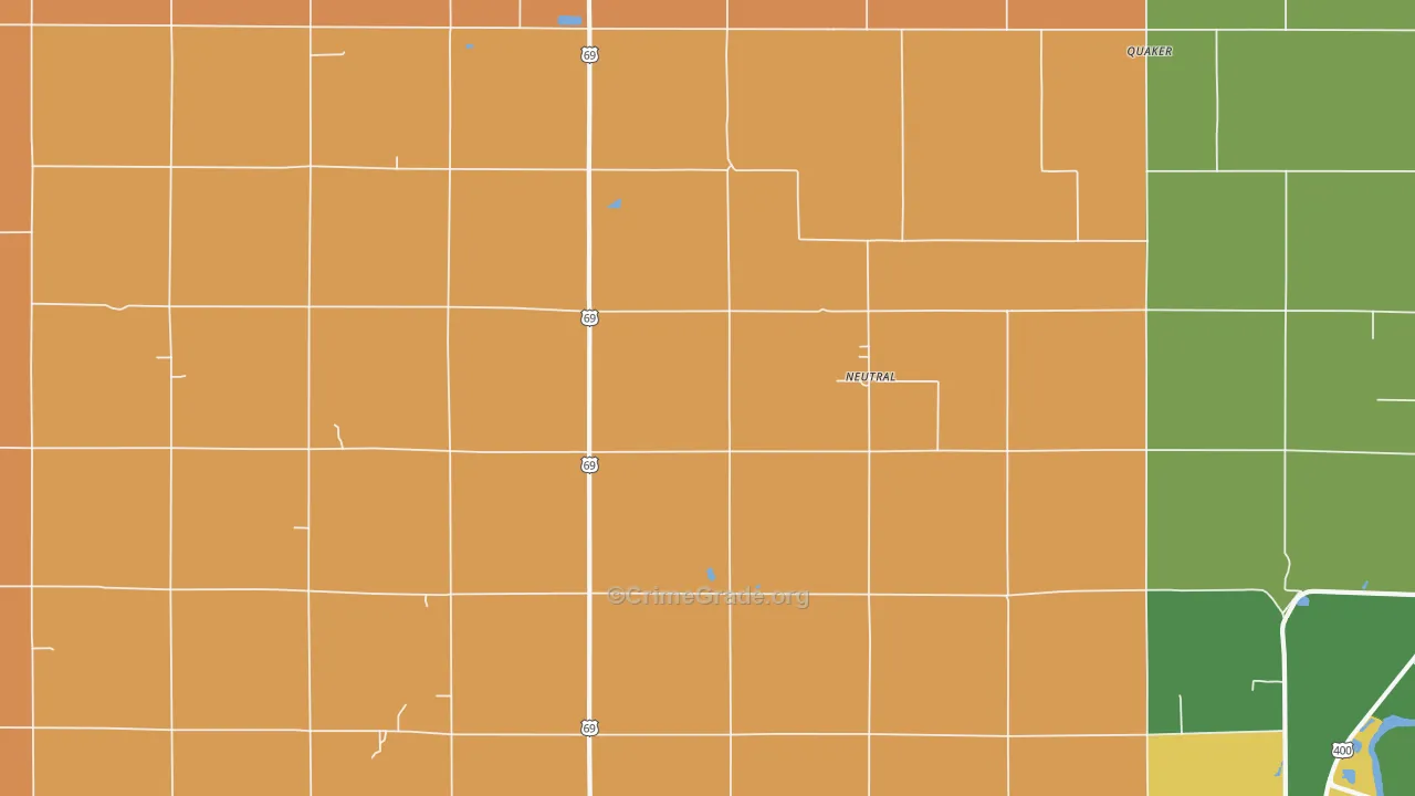 Neutral, KS Map of Murder Rates
