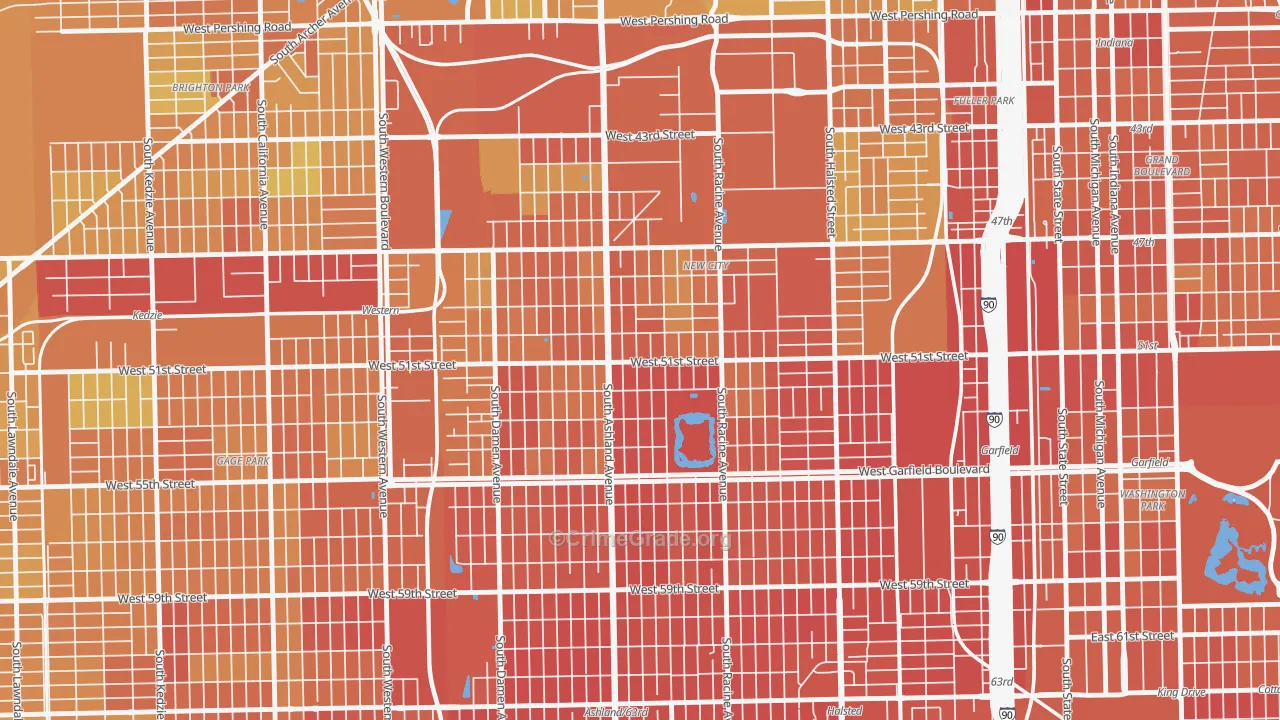 New City, Chicago, IL Map of Murder Rates