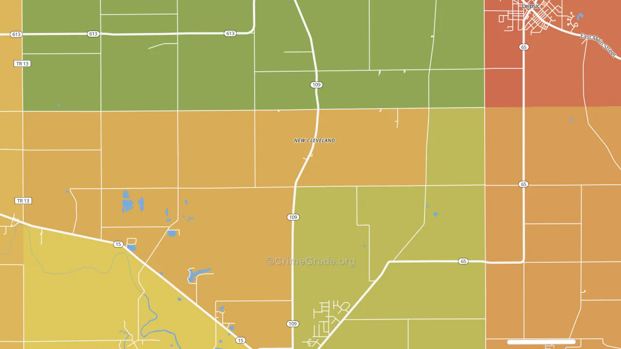 New Cleveland, OH Map of Murder Rates
