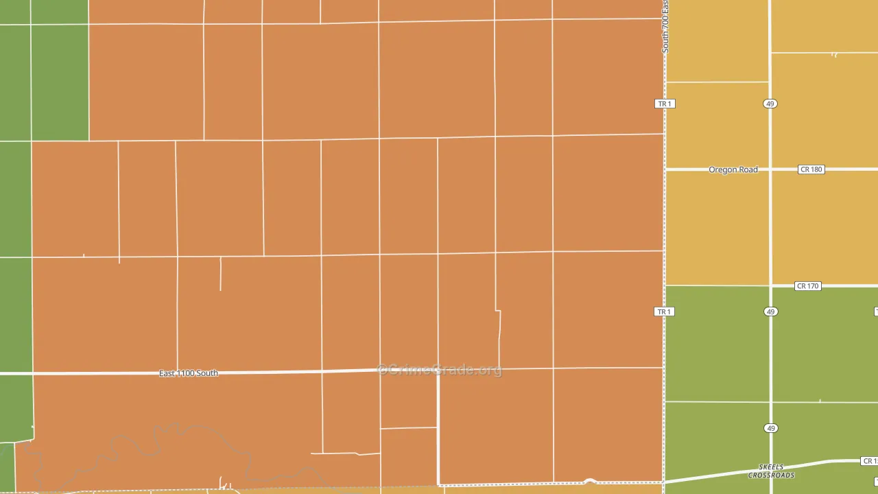 New Corydon, IN Map of Murder Rates