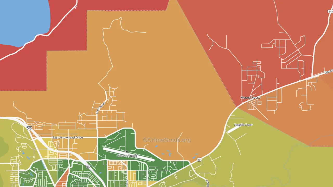 New Empire, NV Map of Murder Rates