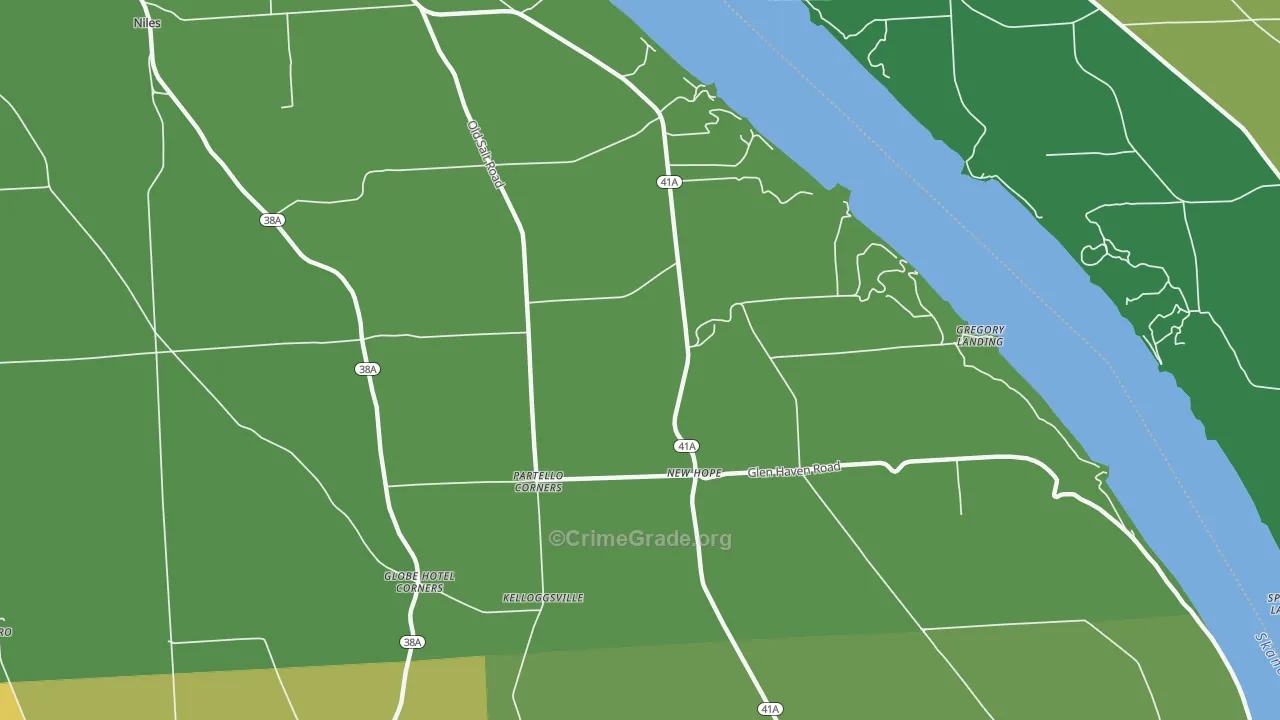 New Hope, NY Map of Murder Rates