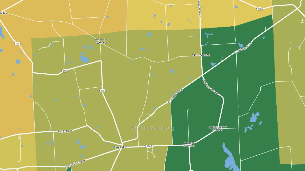 New Richmond, PA Map of Murder Rates