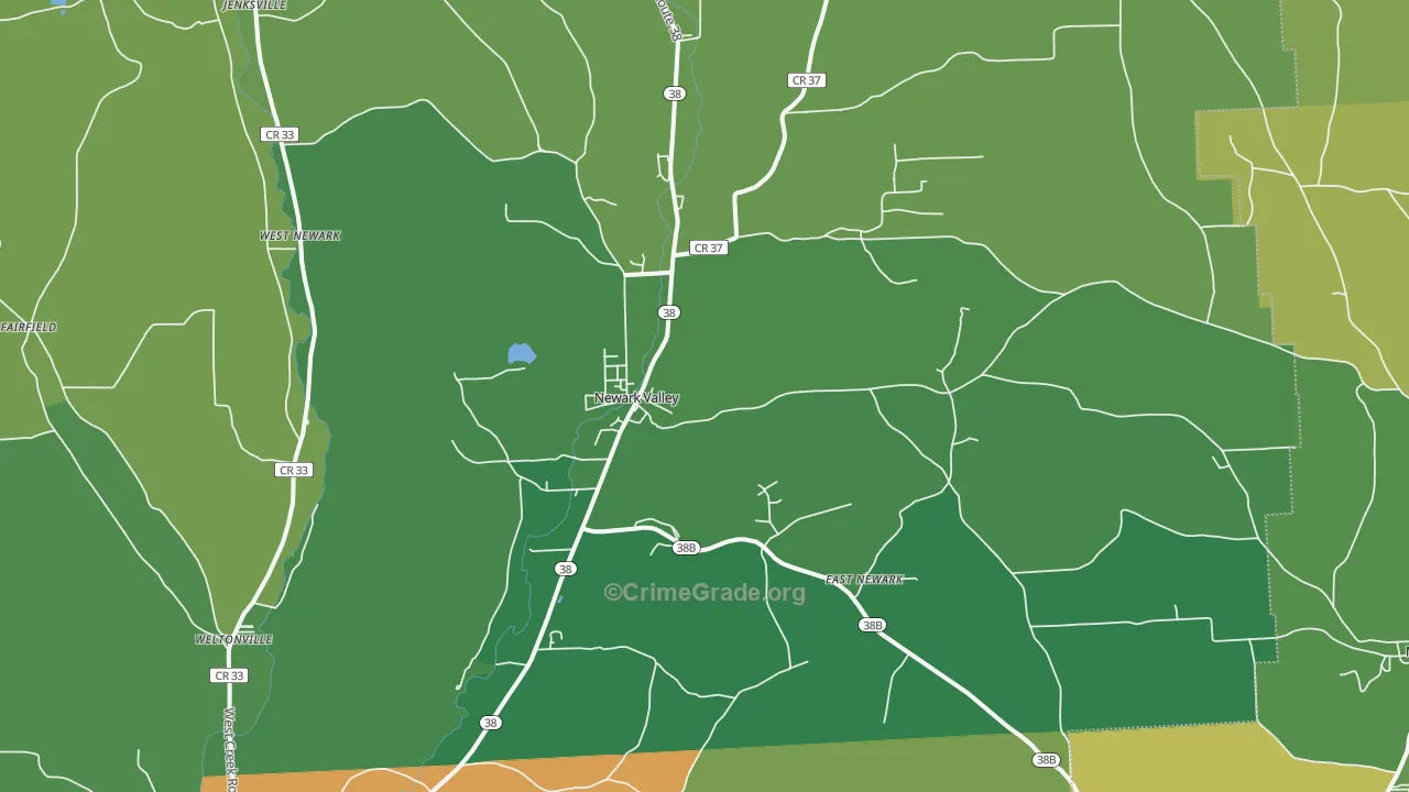 Newark Valley, NY Map of Murder Rates