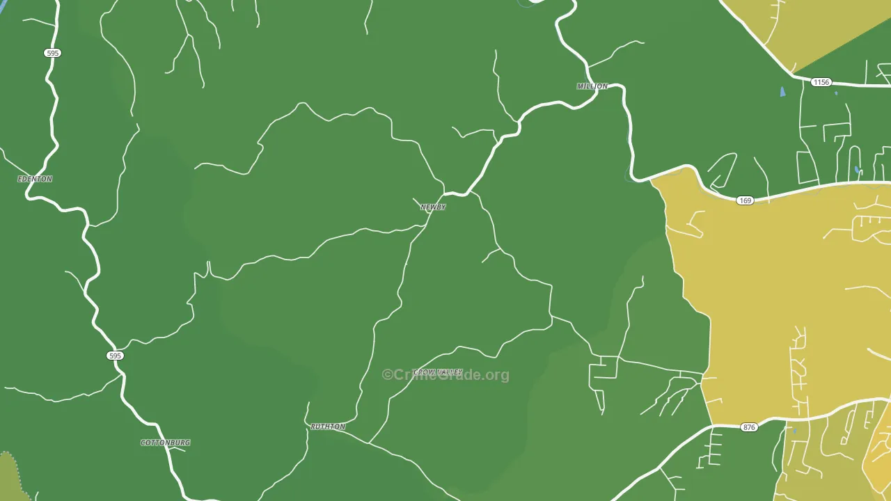 Newby, KY Map of Murder Rates