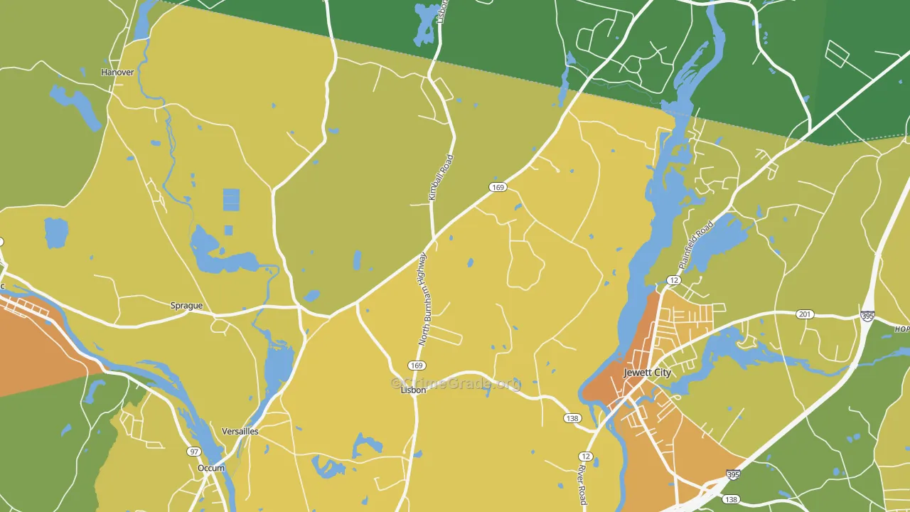Newent, CT Map of Murder Rates
