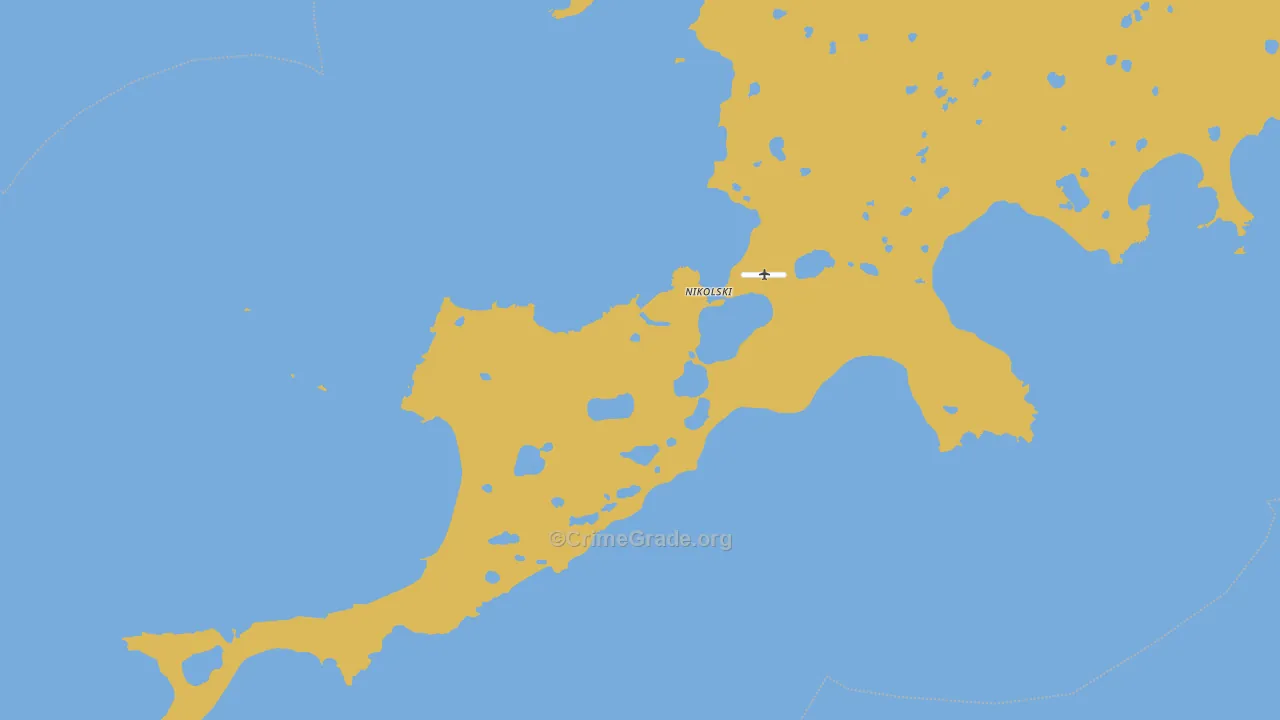 Nikolski, AK Map of Murder Rates