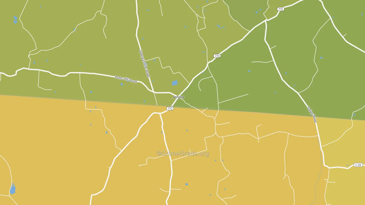 Nipgen, OH Map of Murder Rates