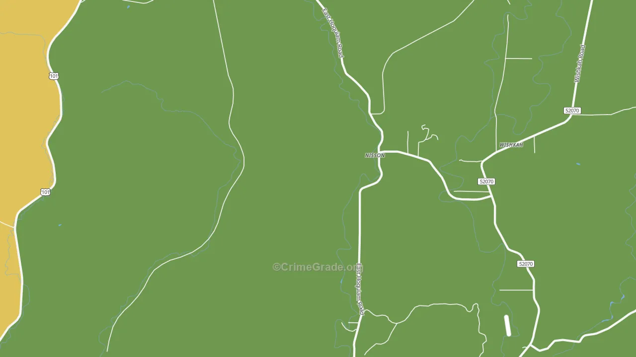 Nisson, WA Map of Murder Rates