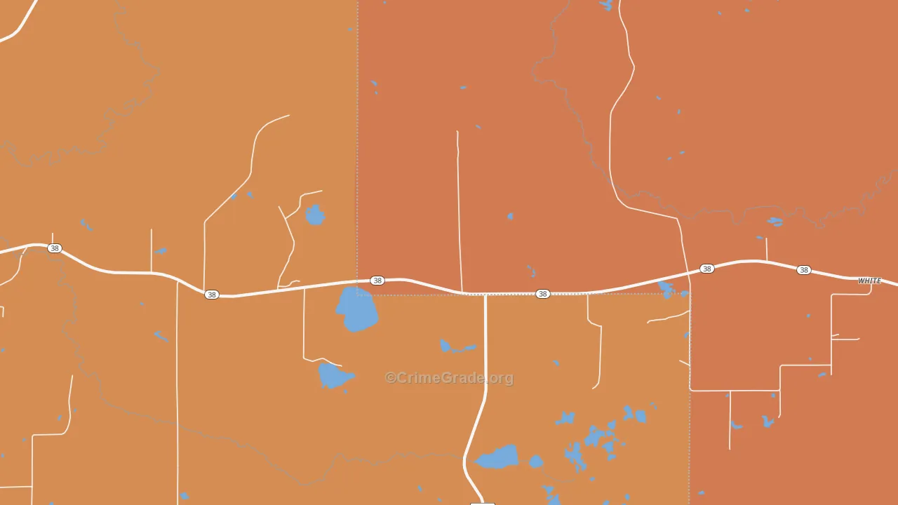 Nisula, MI Map of Murder Rates
