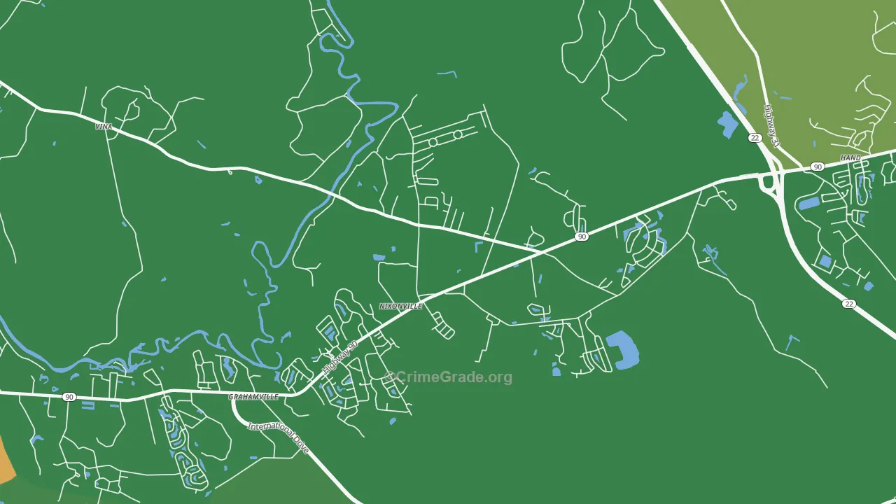 Nixonville, SC Map of Murder Rates