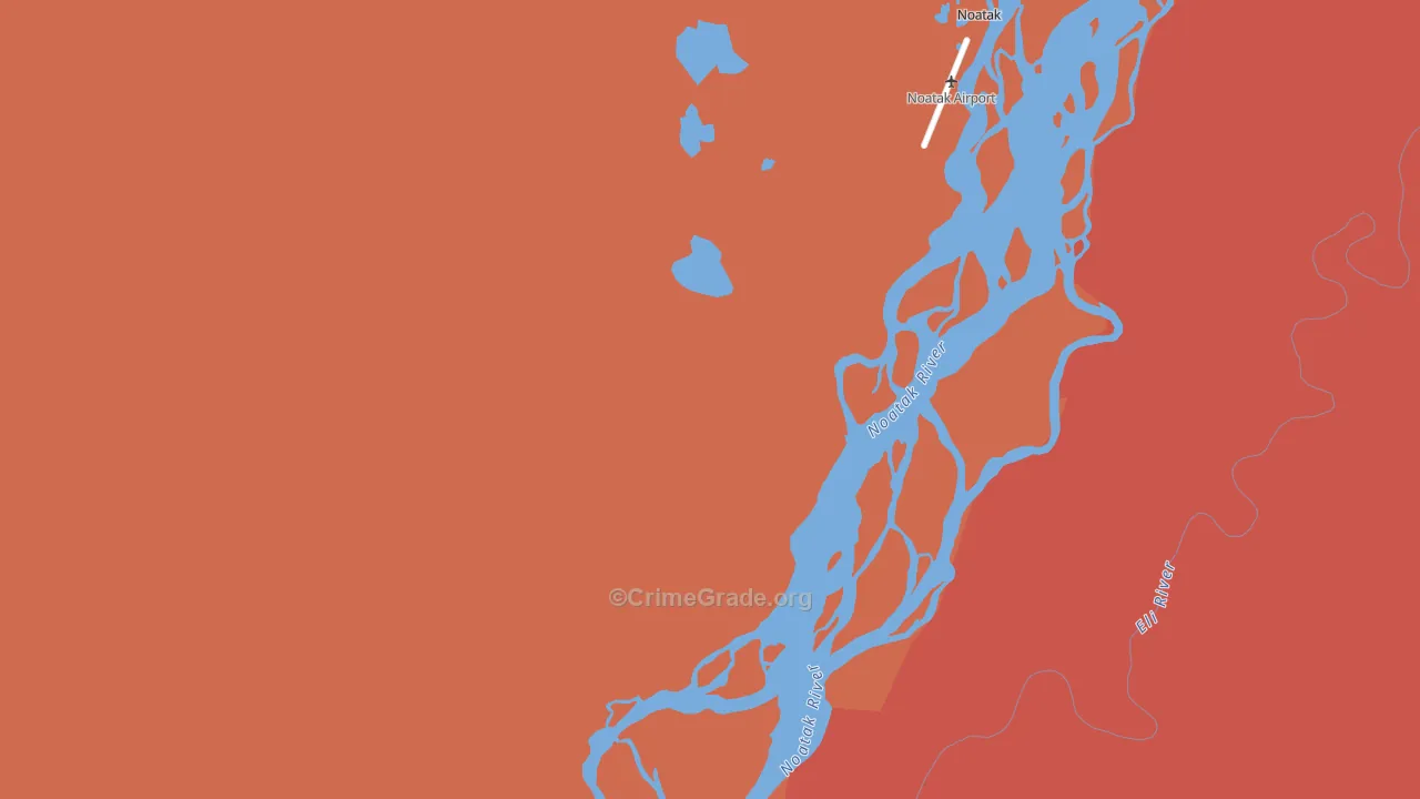 Noatak, AK Map of Murder Rates