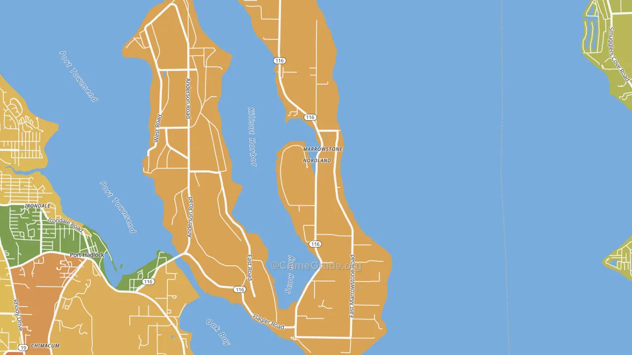 Nordland, WA Map of Murder Rates