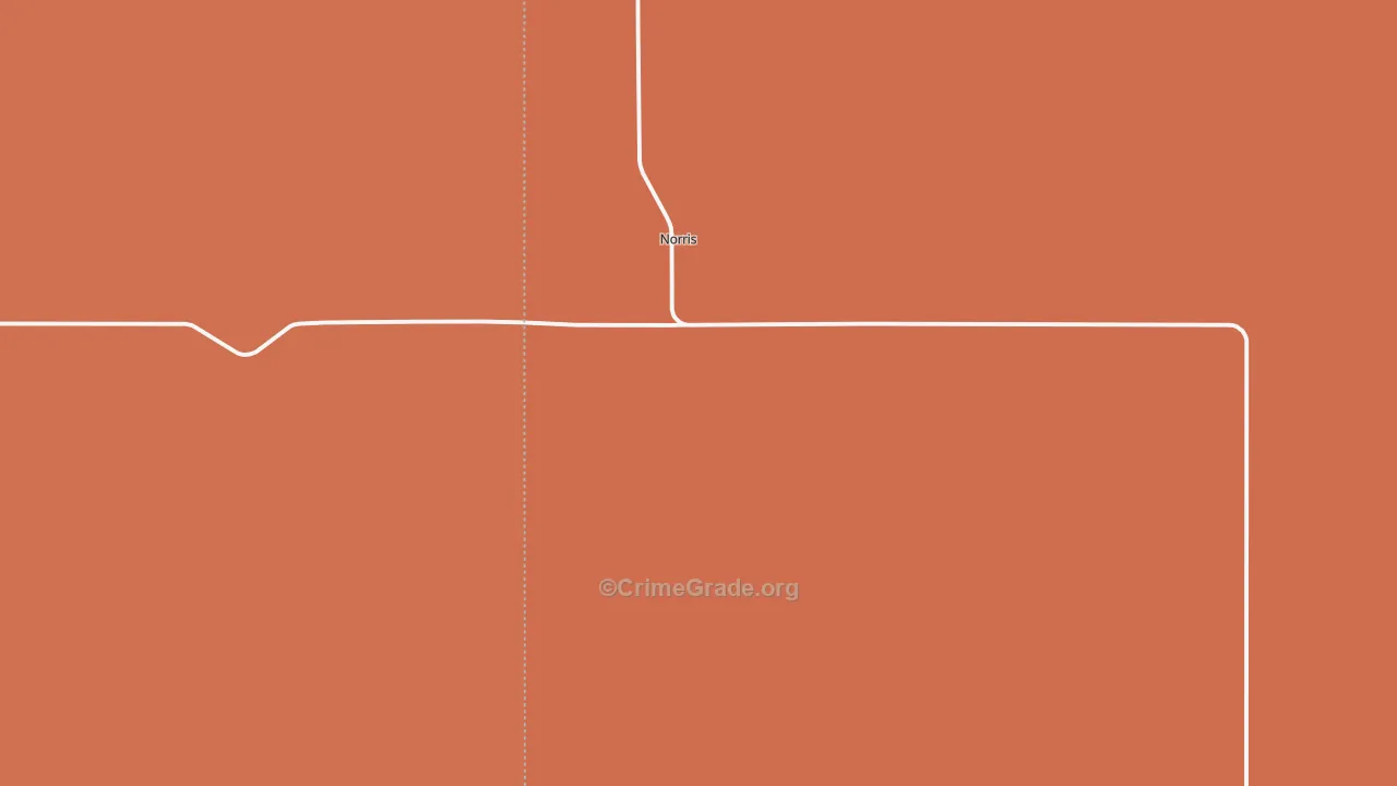 Norris, SD Map of Murder Rates