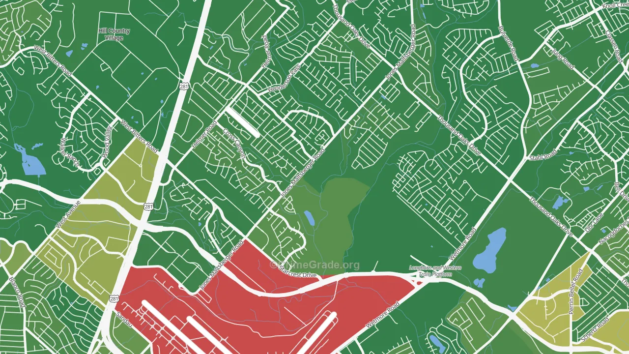 North Central Heritage, San Antonio, TX Map of Murder Rates
