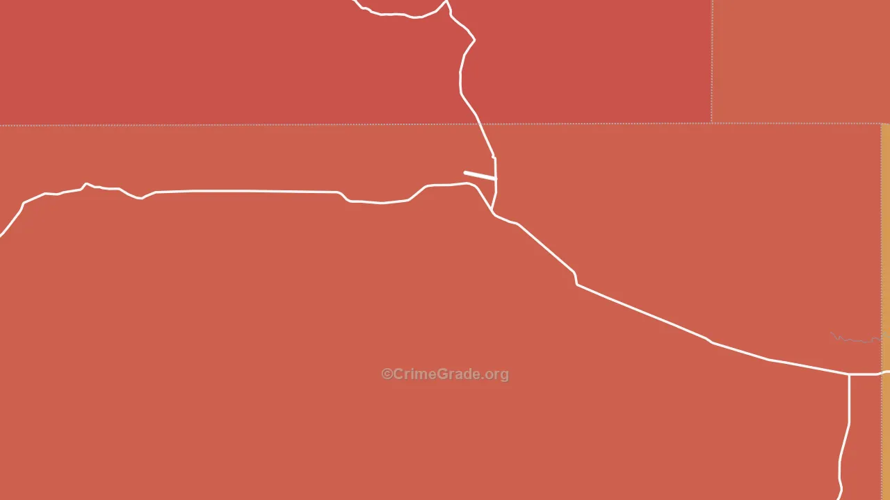 North Colfax Union, NM Map of Murder Rates
